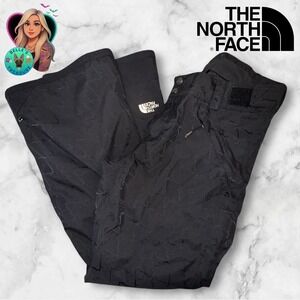 The North Face Snow Pants Womens Medium Hyvent Ski Snowboard Pants Black Pattern